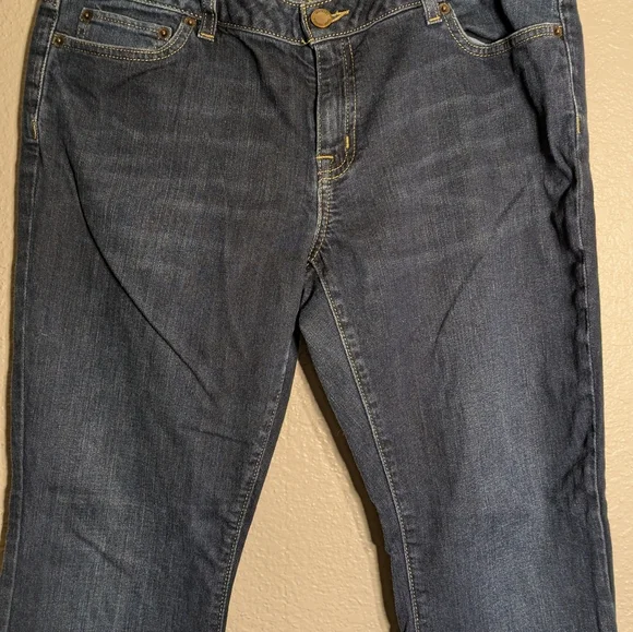 Michael Kors Blue Straight Denim Jeans Size 10R Boot Cut - Picture 3 of 9